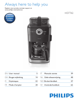 Philips Coffeemaker HD7762 Handleiding