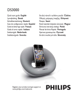 Philips Fidelio Docking speaker DS3000 Handleiding