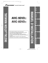 Pioneer AVIC 8 DVD II Handleiding