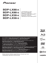 Pioneer BDP-LX58-S Handleiding