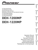 Pioneer DEH-1220MP Handleiding