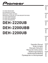 Pioneer DEH-2200UBB Handleiding