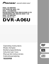 Pioneer DVR-106 & DVR-A06U Handleiding