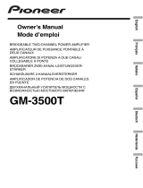 Pioneer GM-3500T Handleiding