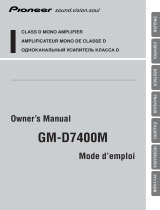 Pioneer gm-d7400 Handleiding