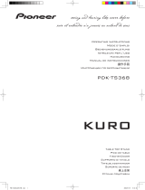 Pioneer KURO PDK-TS36B Handleiding