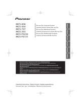 Pioneer MCS-838 Handleiding