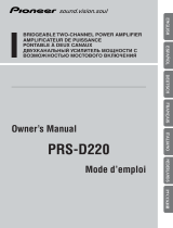 Pioneer PRS-D220 Handleiding