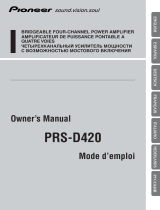 Pioneer PRS-D420 Handleiding