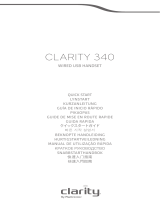 Plantronics Clarity P340 Gebruikershandleiding