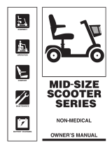 Pride Mobility Mid-Size Scooter de handleiding