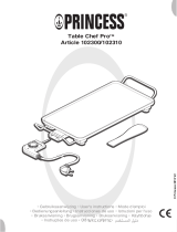 Princess Table Chef Pro 102310 Handleiding