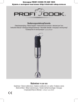 Profi Cook PC-SM 1005 Handleiding