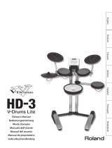 Roland Drums HD-3 Handleiding