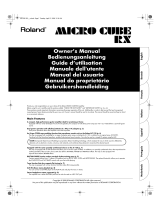 Roland MICRO CUBE RX de handleiding
