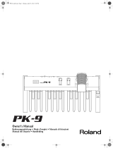 Roland PK-9 Handleiding