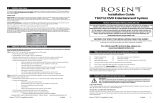 Rosen Entertainment Systems T12 Handleiding