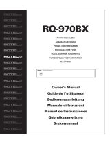 Rotel RQ-970BX Handleiding