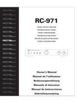 Rotel RC-971 Handleiding