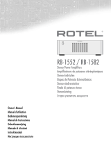 Rotel RB-1552 Handleiding