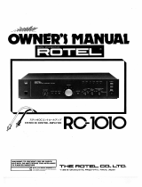 Rotel RC-1010 de handleiding