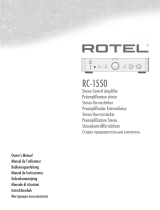 Rotel RC-1550 Handleiding