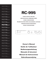Rotel RC-995 de handleiding
