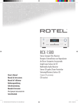 Rotel RCX-1500 de handleiding