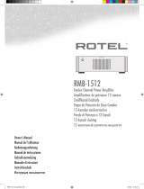 Rotel RMB-1512 Handleiding