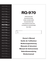 Rotel RQ-970BX Handleiding
