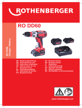 Rothenberger Drill driver RO DD60 Handleiding