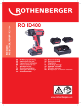 Rothenberger Impact drive RO ID400 Handleiding