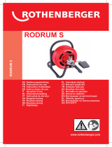 Rothenberger Drum machine RODRUM S Handleiding