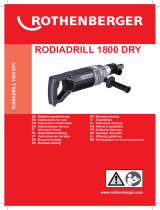 Rothenberger Dry drill motor RODIADRILL 1800 DRY Handleiding