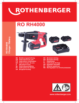 Rothenberger Rotary hammer RO RH4000 Handleiding