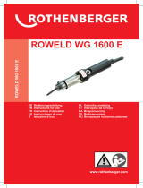 Rothenberger ROWELD WG 1600 E Handleiding