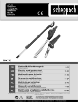 Scheppach TPX710 Handleiding