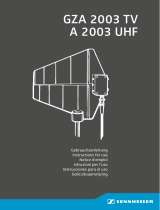 Sennheiser A 2003-UHF Handleiding