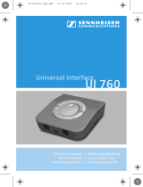 Sennheiser UI 760 Handleiding