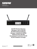 Shure BLX24R/PG58 UHF Wireless System S8 Handleiding