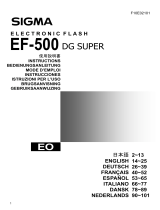 Sigma EF-500 Handleiding