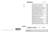 Sony CYBERSHOT DSC-W510 Handleiding