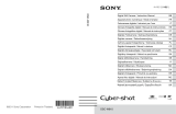 Sony Cyber-Shot DSC W610 Gebruikershandleiding