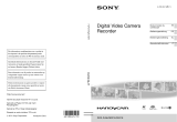 Sony DCR-SR21E de handleiding