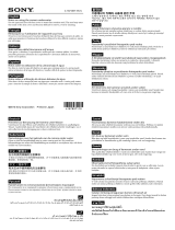 Sony DSC-TX5/B Belangrijke gegevens