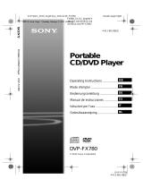 Sony DVP-FX780 de handleiding