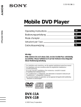 Sony DVX-11A Handleiding