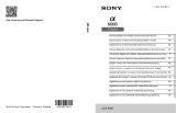 Sony α 6000 Handleiding