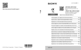 Sony ILCE 7S Handleiding