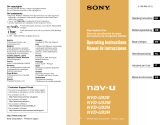 Sony NVD U03E Handleiding